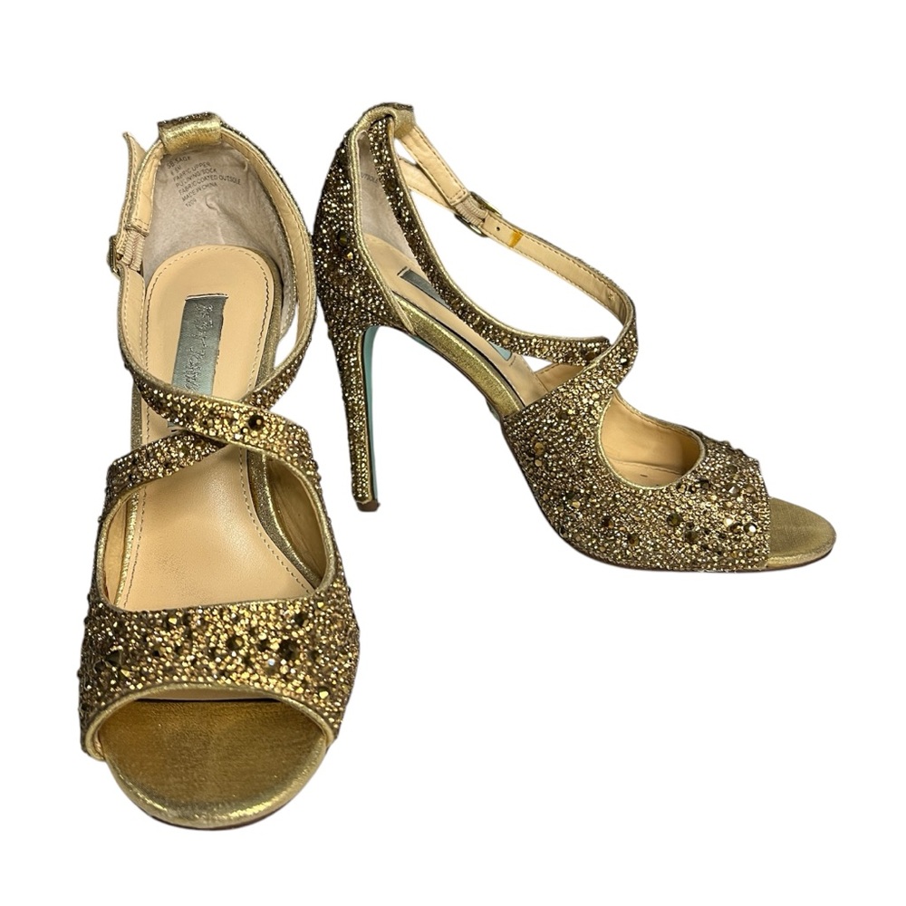 Elegant Gold Women's Heels